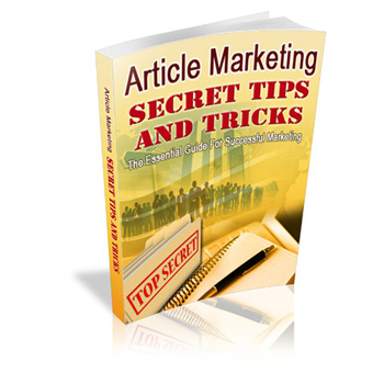 Article Marketing Tips And Tricks